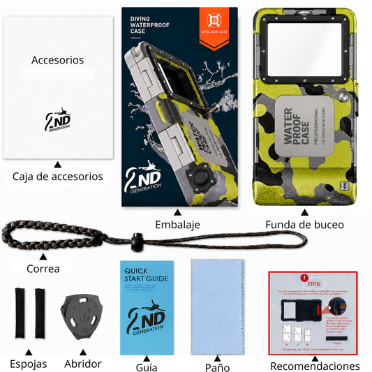 Funda Impermeable IP68 para Móvil Sumergible hasta 15 m