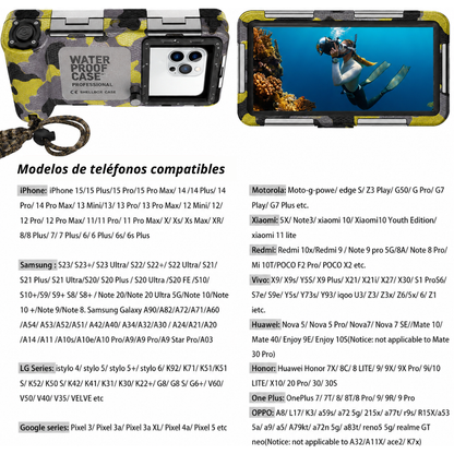Funda Impermeable IP68 para Móvil Sumergible hasta 15 m